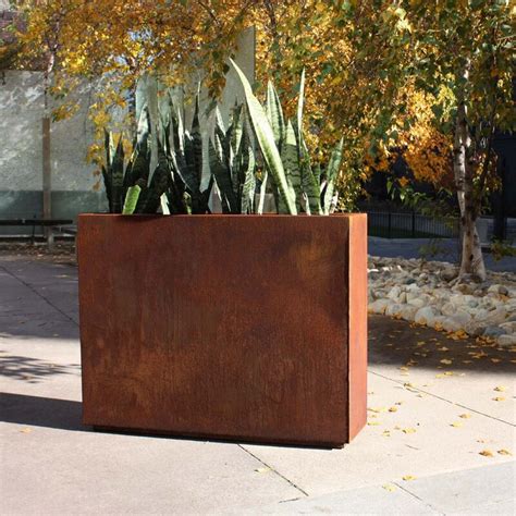 corten steel planter box|metal planter boxes outdoor australia.